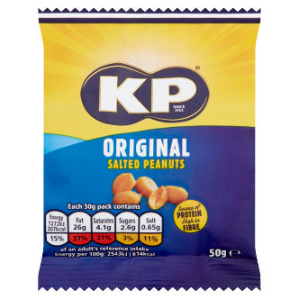 21 X Kp Peanuts Salted Card 21/18 50G