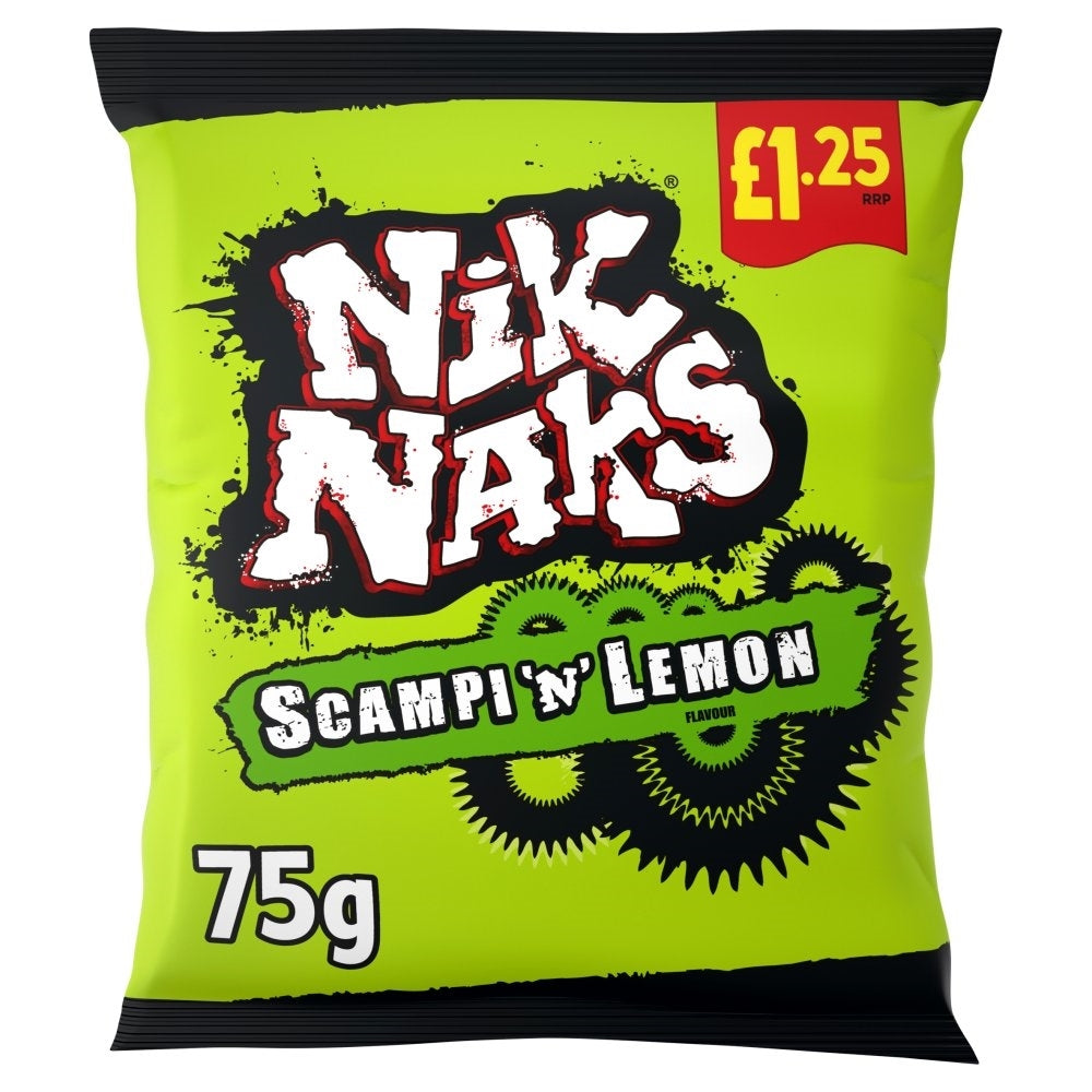 20 x Kp Nik Naks Scampy & Lemon - 75GM