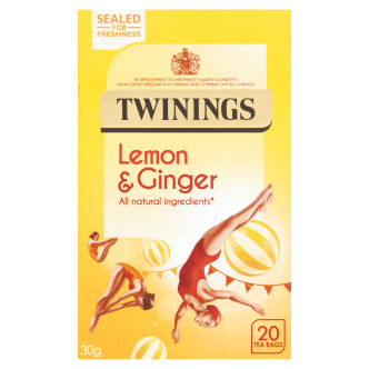 4 x Twinings Infusions Lemon & Ginger 20
