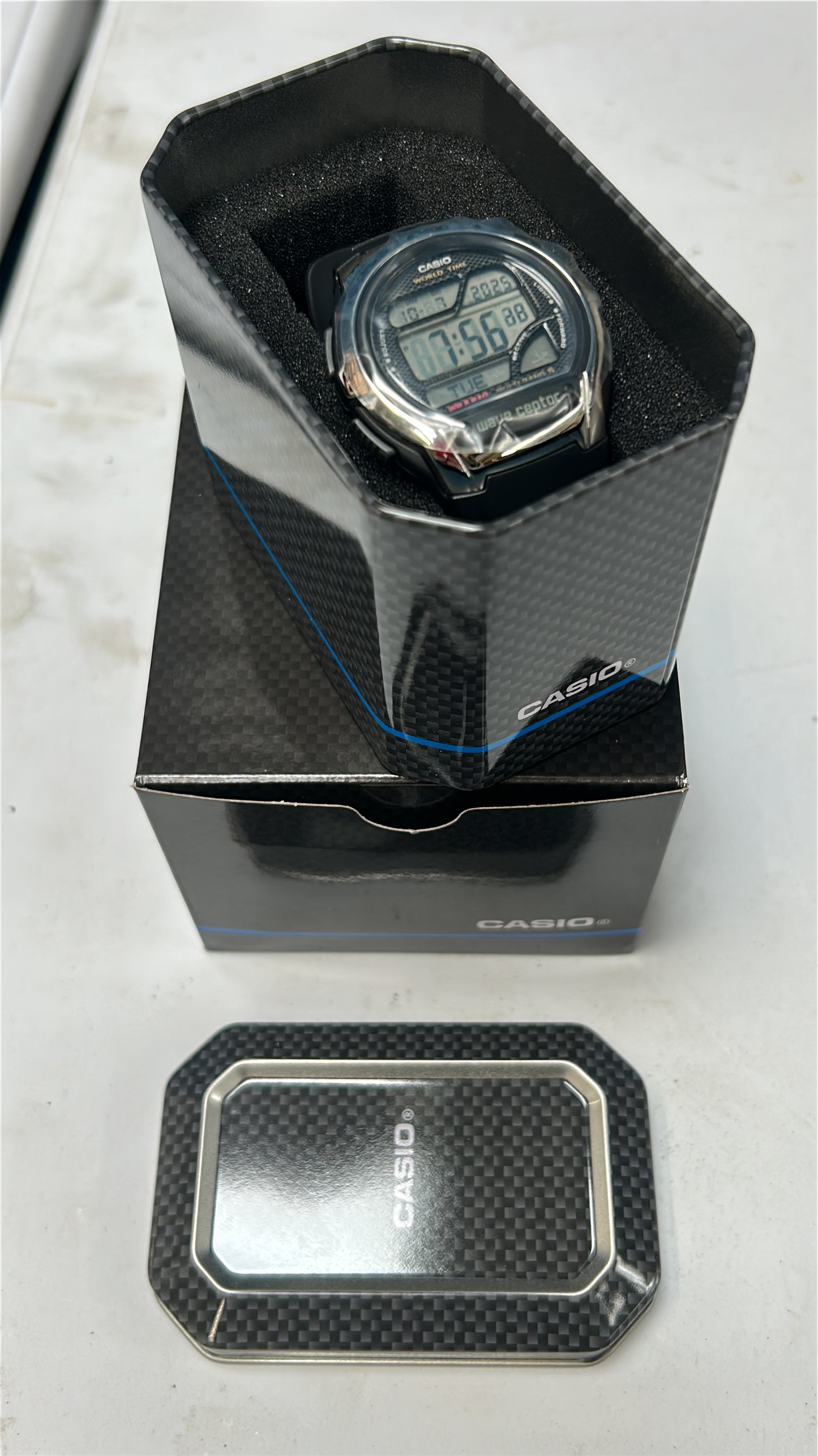 Casio Mens Wave Ceptor LCD Digital Watch