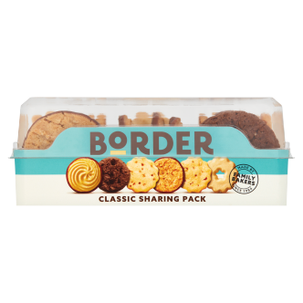 4 X Border Biscuits Classic Recipes Sharing Pack 400Gm