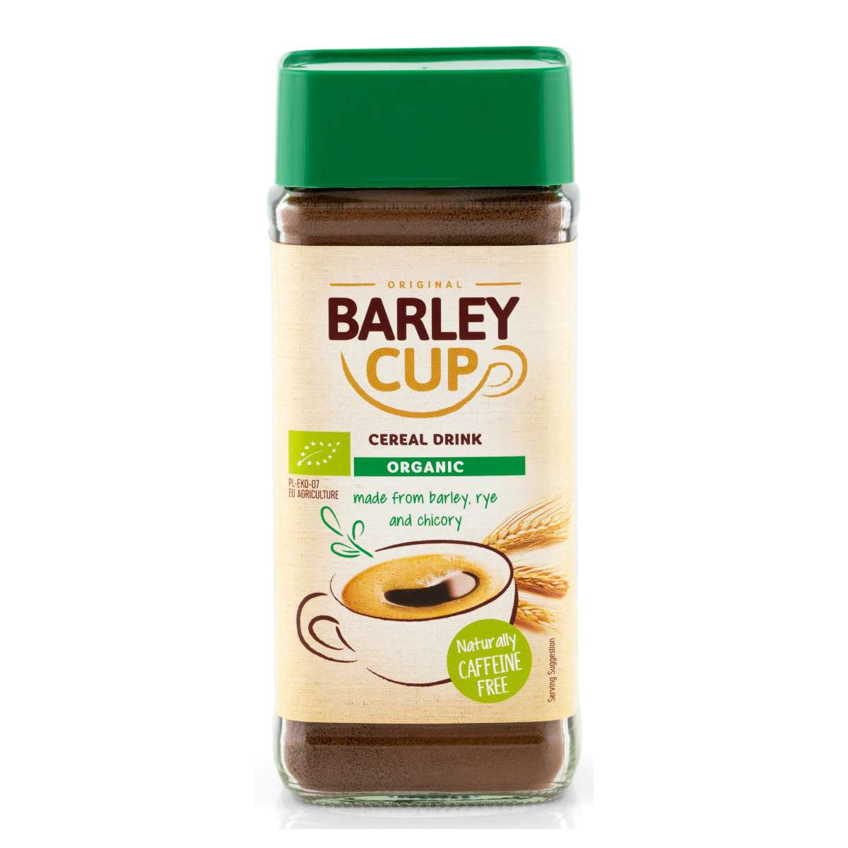 Barley Cup Organic Natural Instant Grain Coffee - 100g