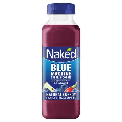 9 x Naked Blue Machine Blueberry Smoothie 300Ml