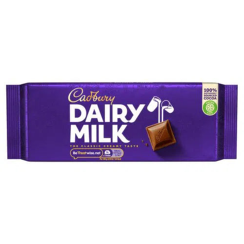 17 x Cadbury Dairy Milk Chocolate Bar 180G