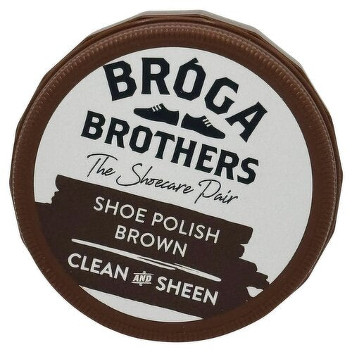 12 x Broga Brothers Brown Shoe Polish Wax