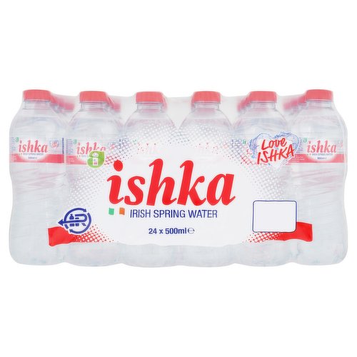 24 x Ishka Sparkling Irish Spring Water 500Ml