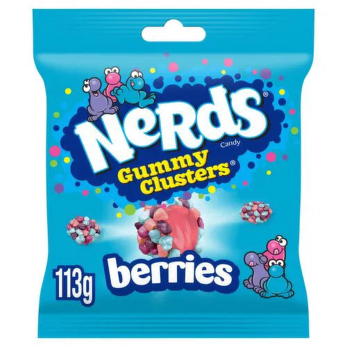 10 x Nerds Berries Fruit-Flavour Candy Gummy Clusters 113G