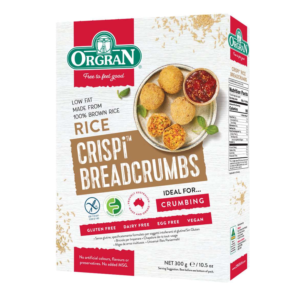 Orgran All Purpose Rice Crumbs - 300g