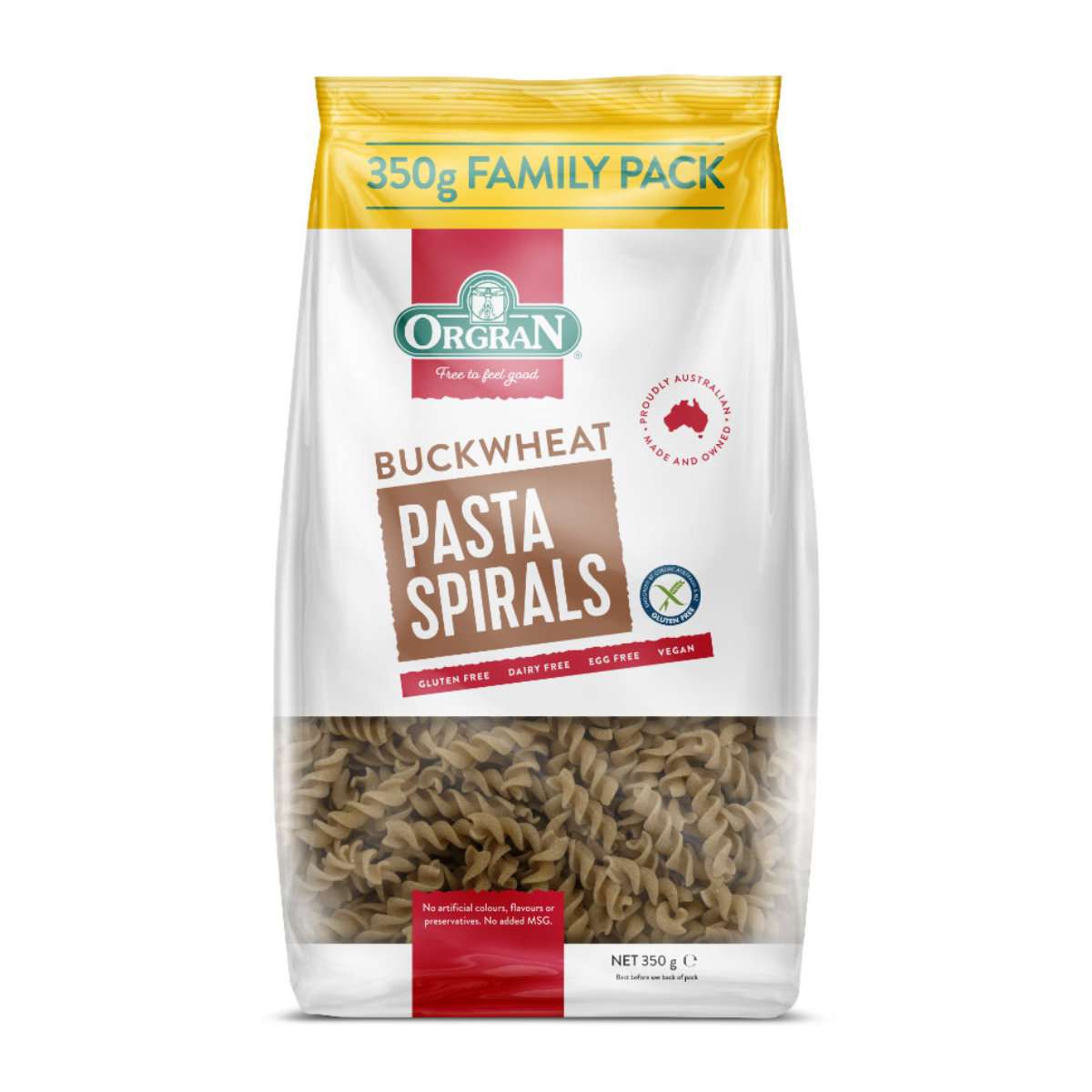 Orgran Buckwheat Spirals - 350g