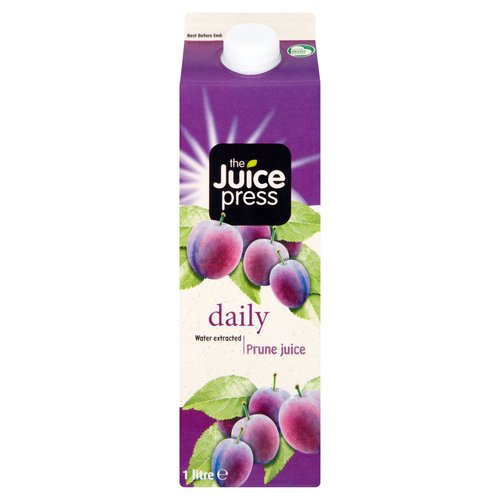 12 x The Juice Press Daily Water Extracted Prune Juice 1 Litre