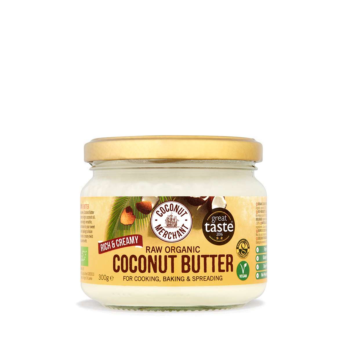 Coconut Merchant Org Coconut Butter Rich & Creamy - 300ml