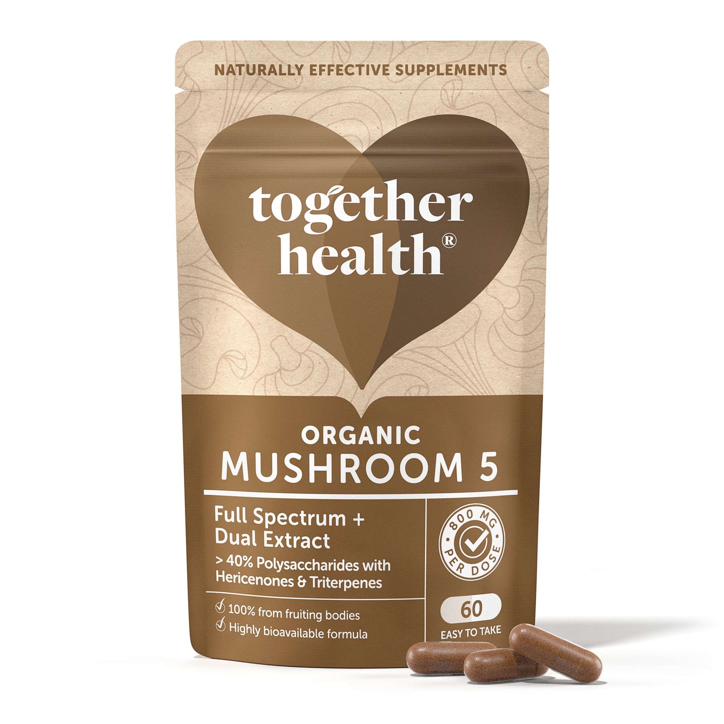 Together Health Organic Mushroom 5 - 60caps