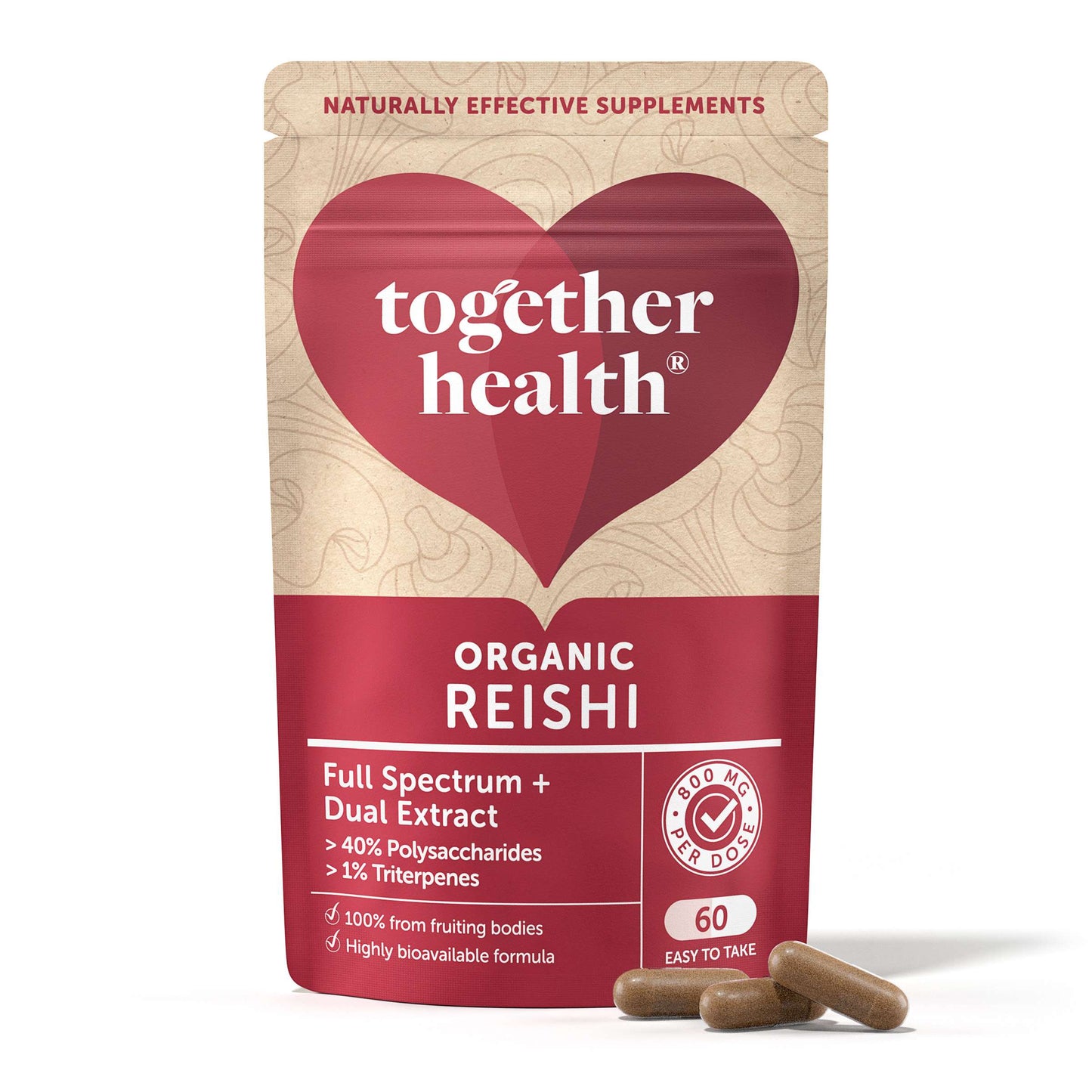 Together Health Organic Reishi - 60caps