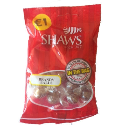 24 x Shaws Brandy Balls 100g Bags