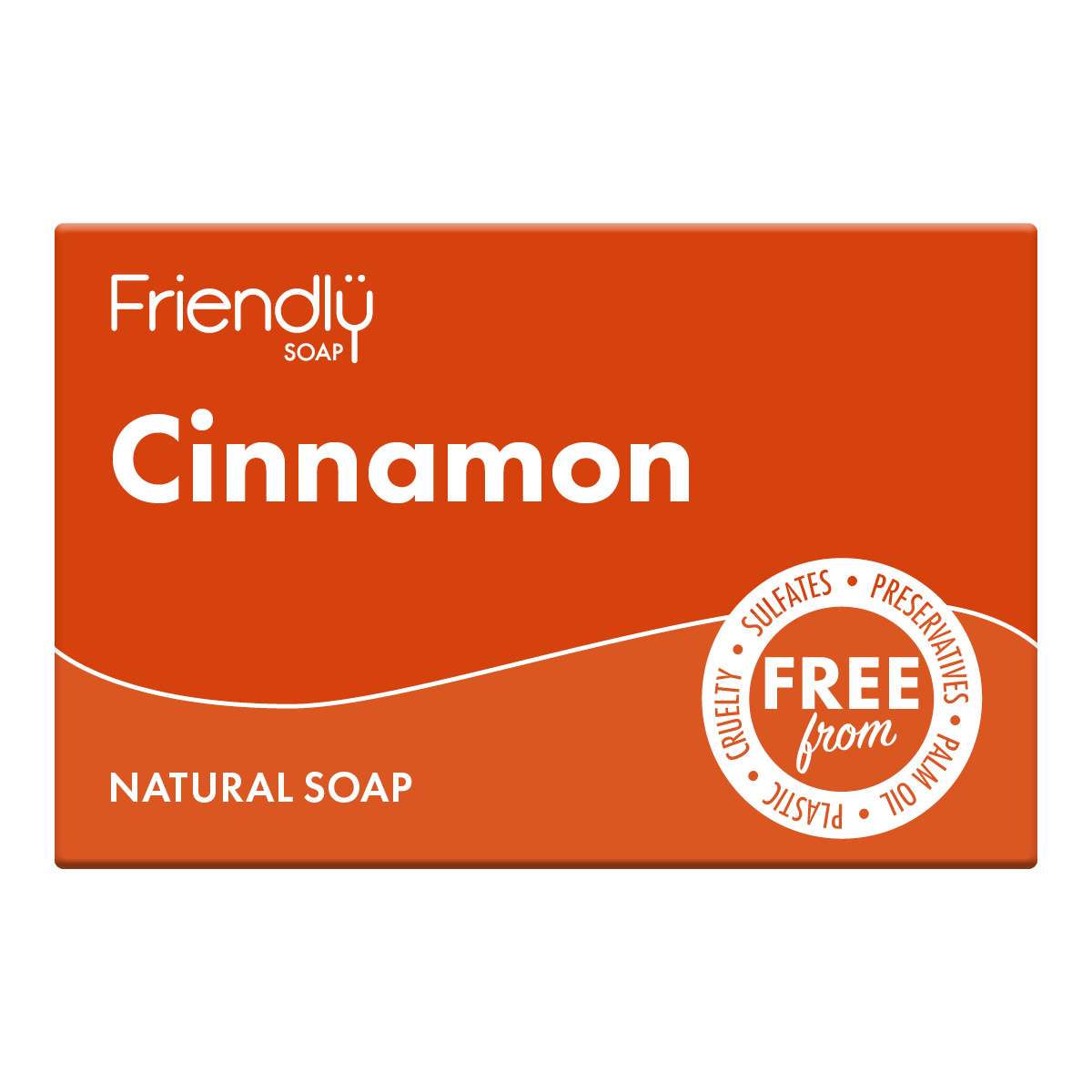 6 x Friendly Soap Cinnamon Soap - 95g