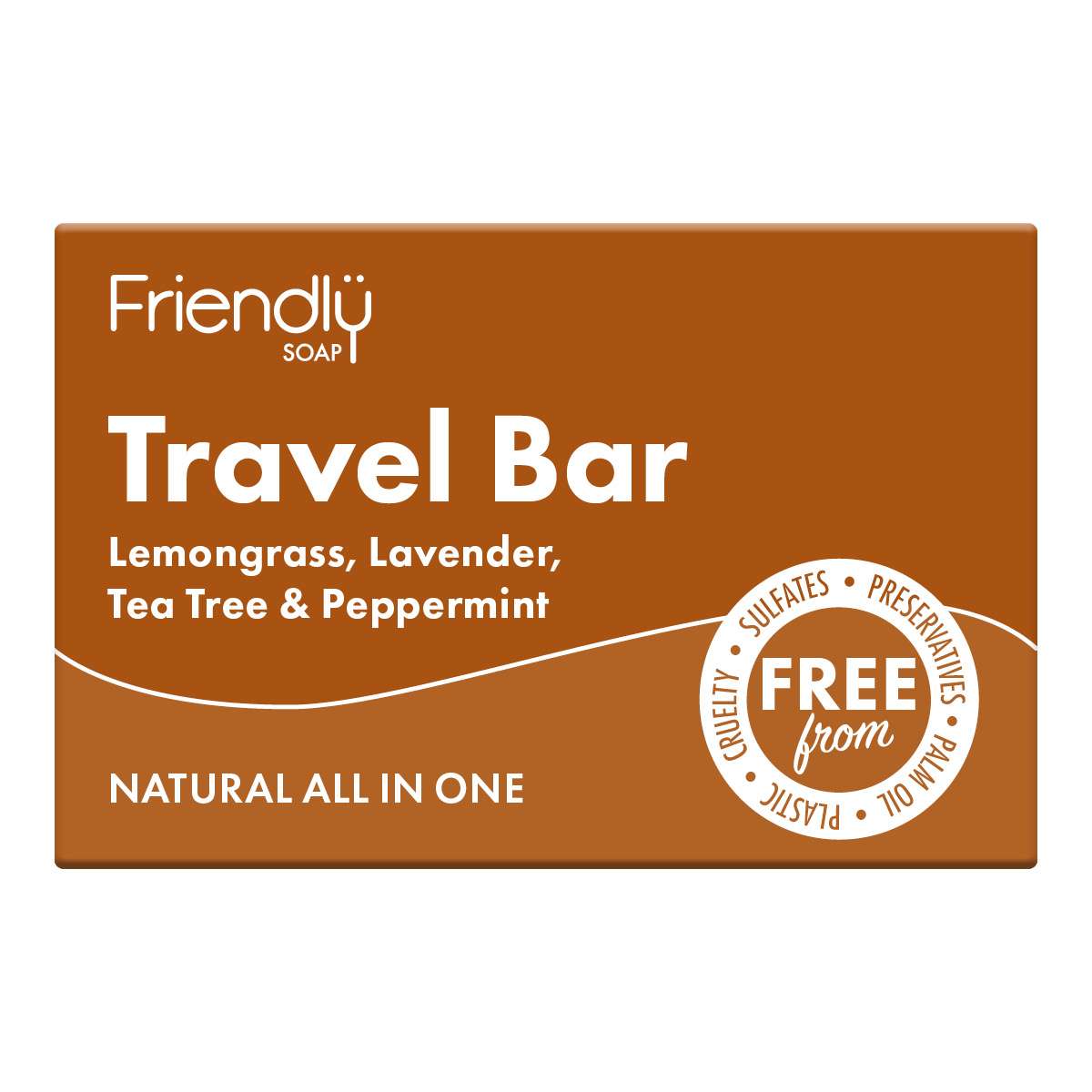 6 x Friendly Soap Travel Bar - 95g