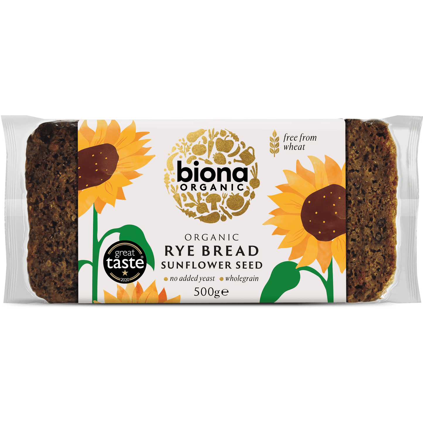 Biona Organic Rye Bread - Sunflower Seed - 500g