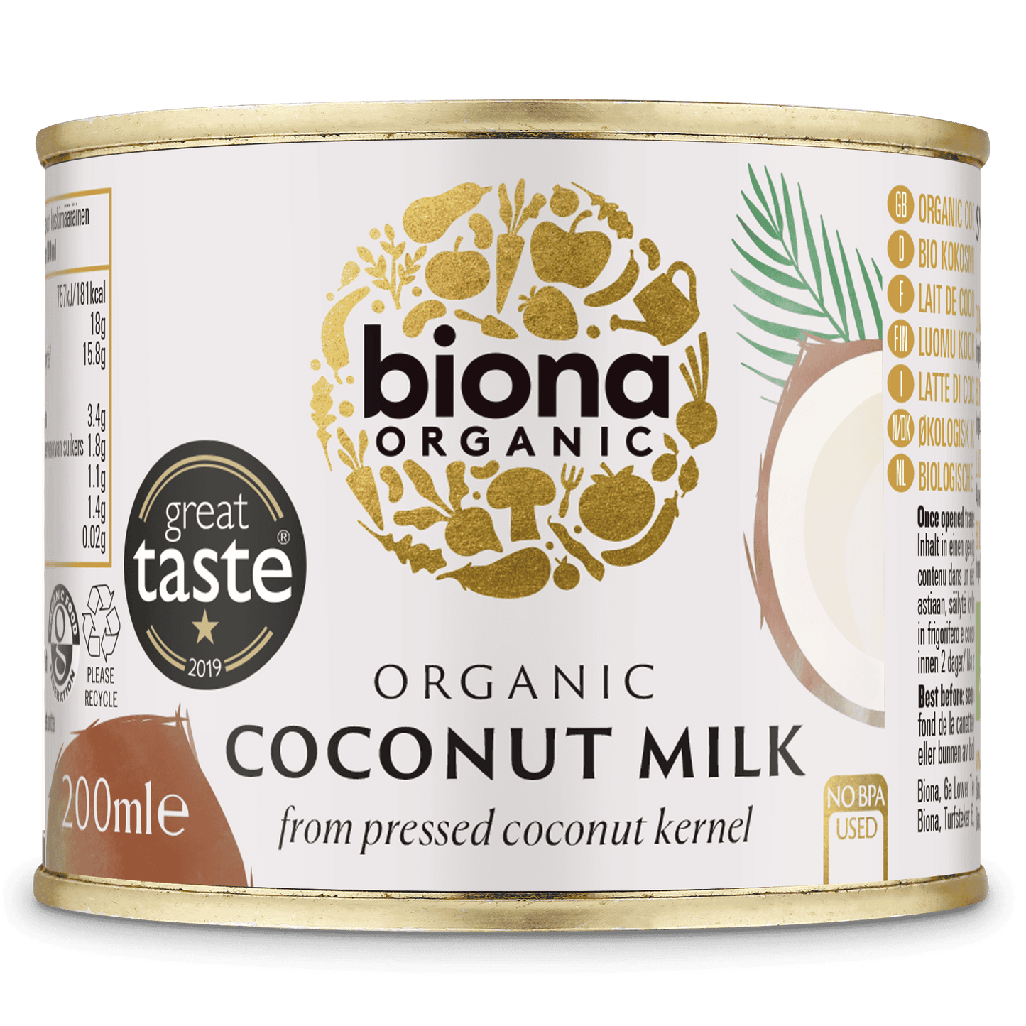 Biona Organic Coconut Milk - 200ml