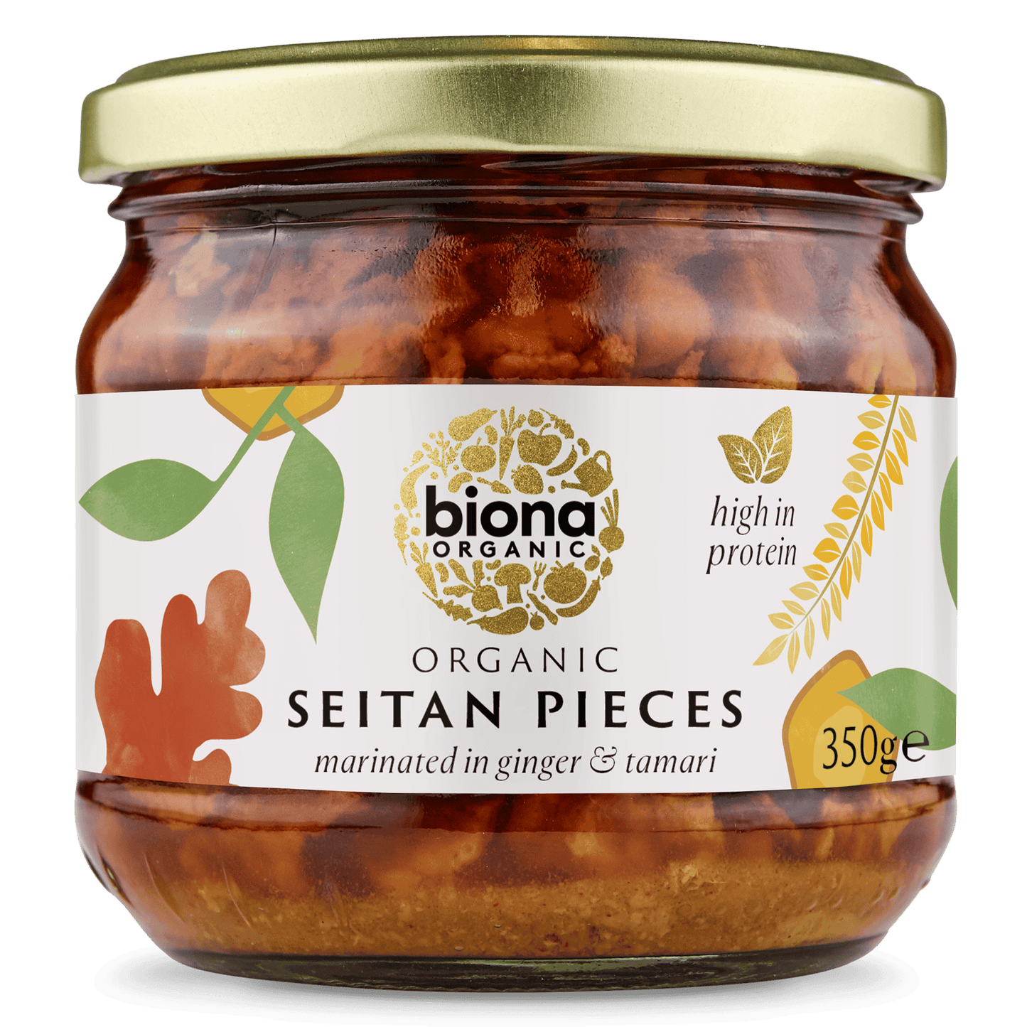 Biona Organic Seitan with Soya sauce & Ginger - 350g