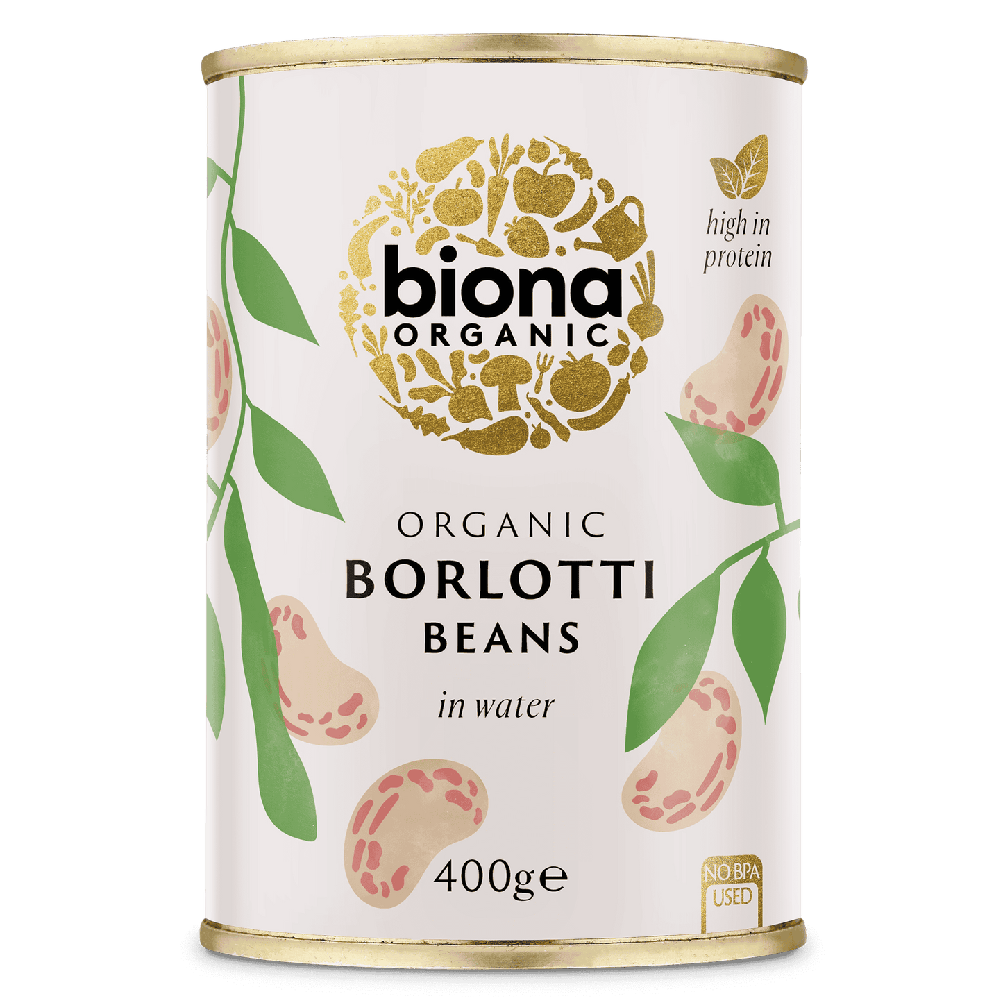 Biona Organic Borlotti Beans - 400g