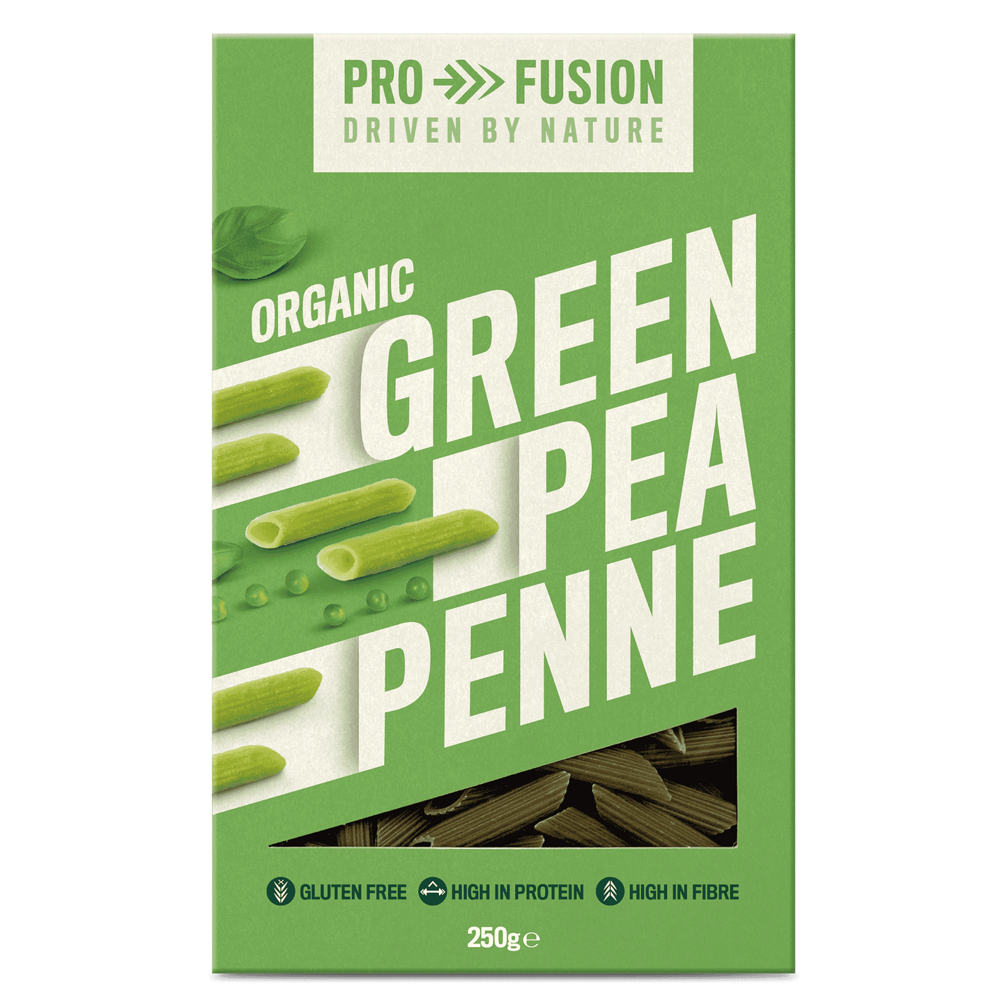 Profusion Organic Green Pea Penne - GF - 250g