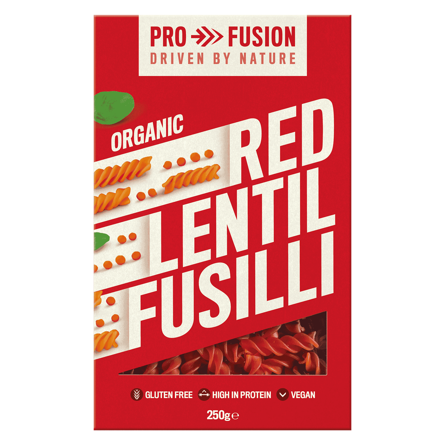 Profusion Organic Red Lentil Fusilli GF - 250g