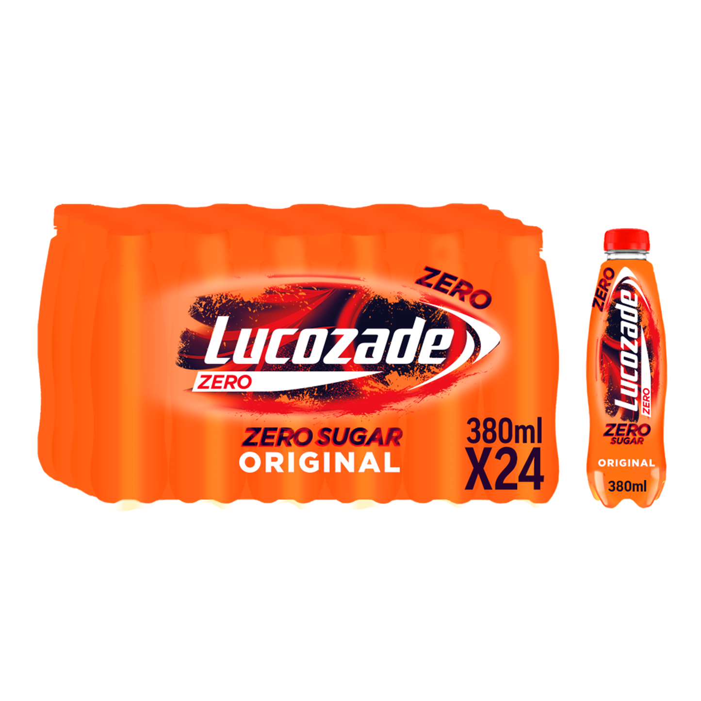 24 x Lucozade Zero Original - 380ML