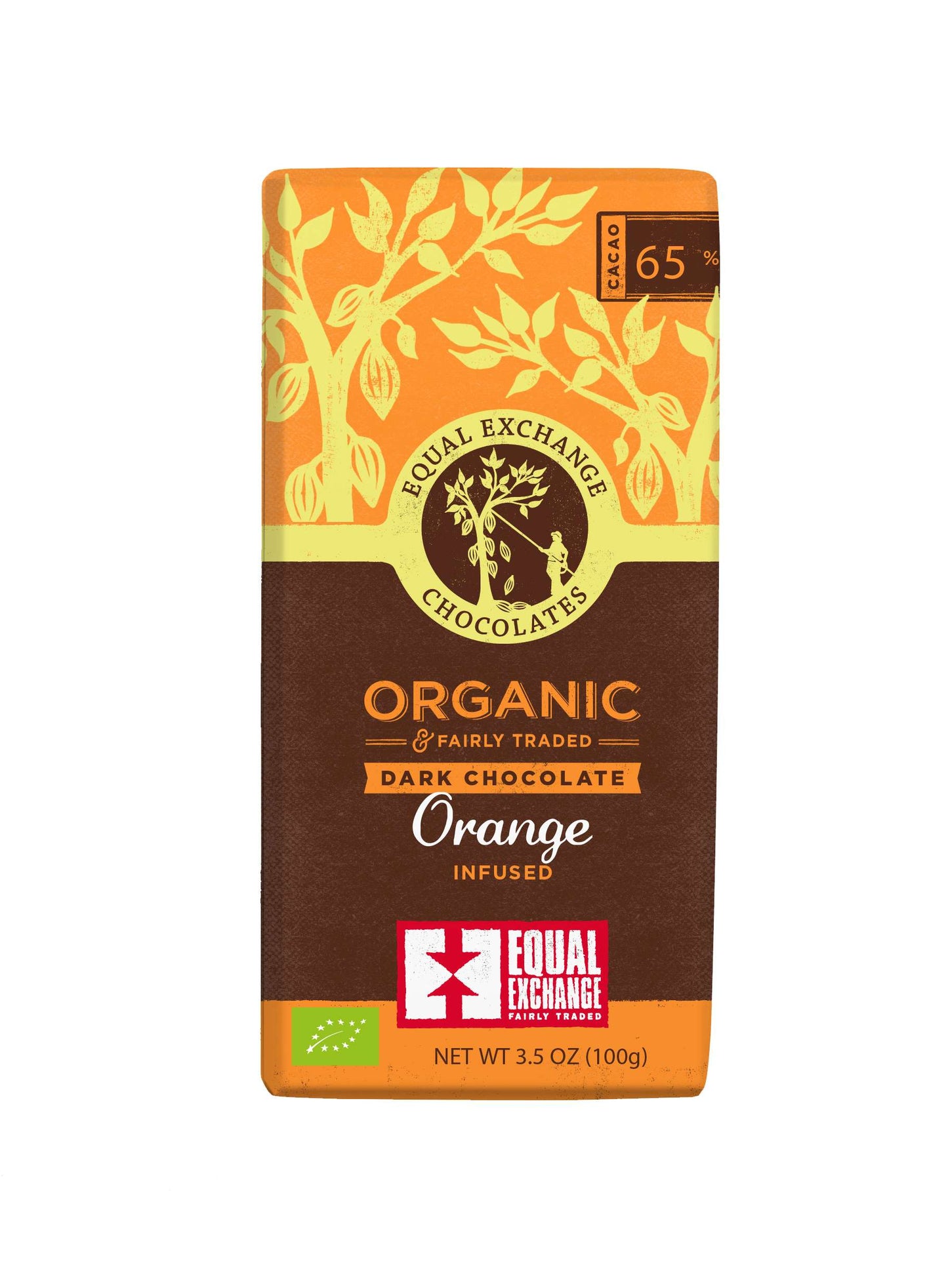 Equal Exchange Organic Dark Chocolate Orange 65% - 100g
