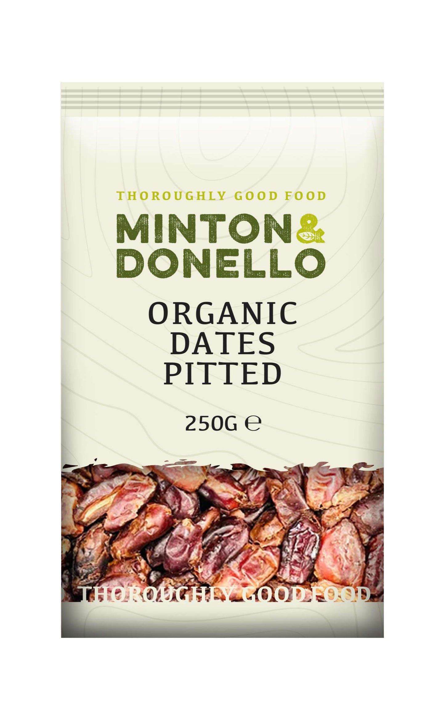 6 x Minton & Donello Organic Dates Pitted - 250g