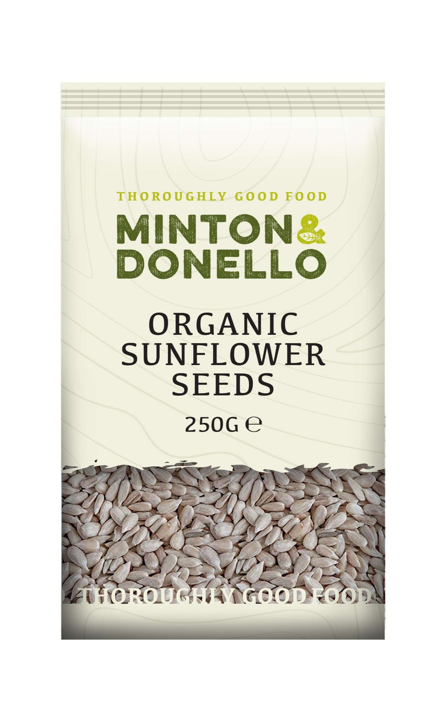 6 x Minton & Donello Organic Sunflower Seeds - 250g