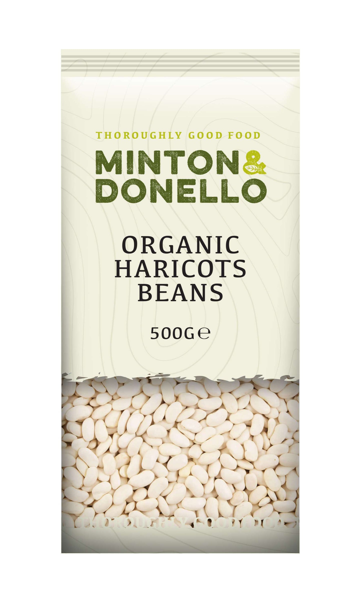 6 x Minton & Donello Organic Haricots Beans - 500g
