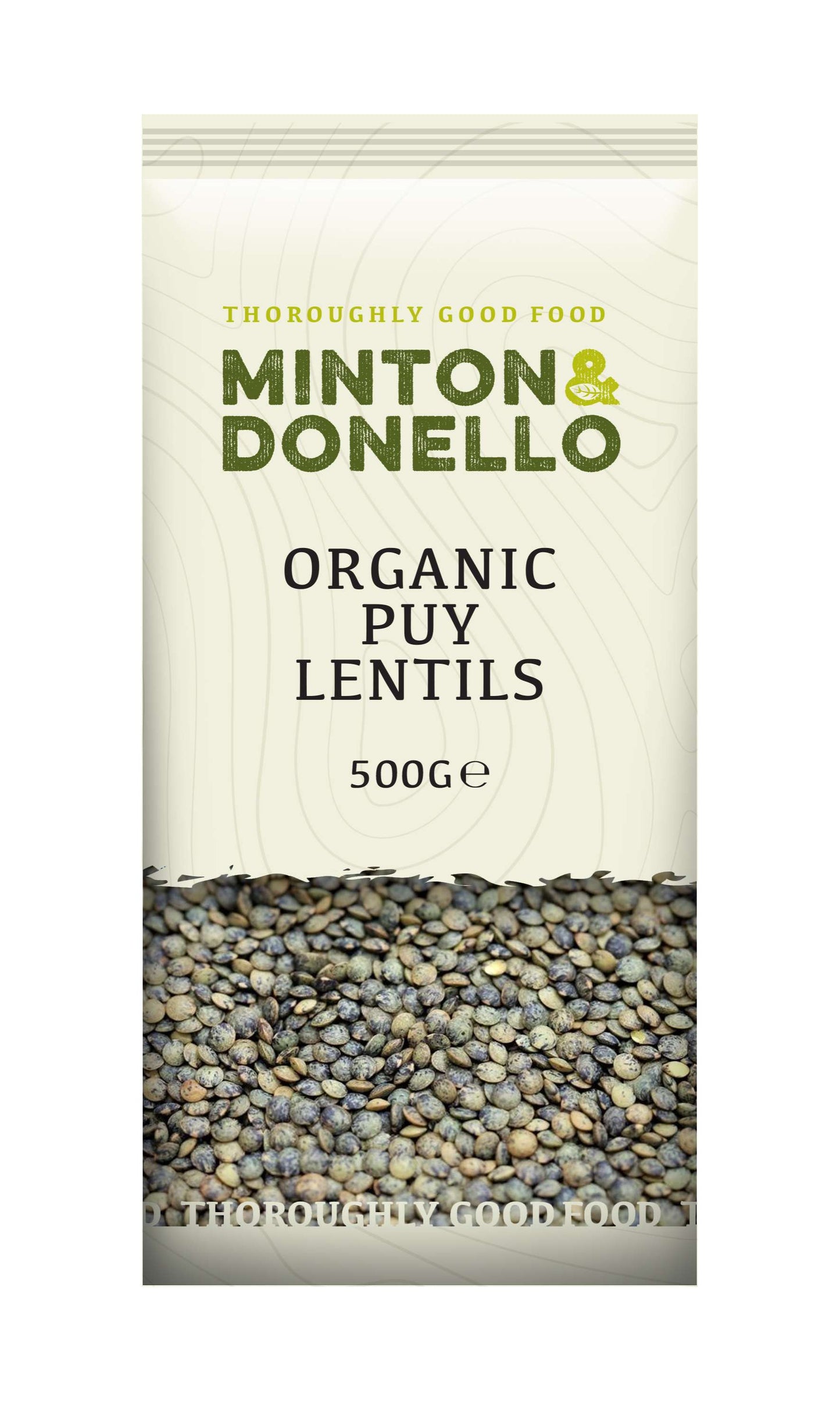 6 x Minton & Donello Organic Puy Lentils - 500g