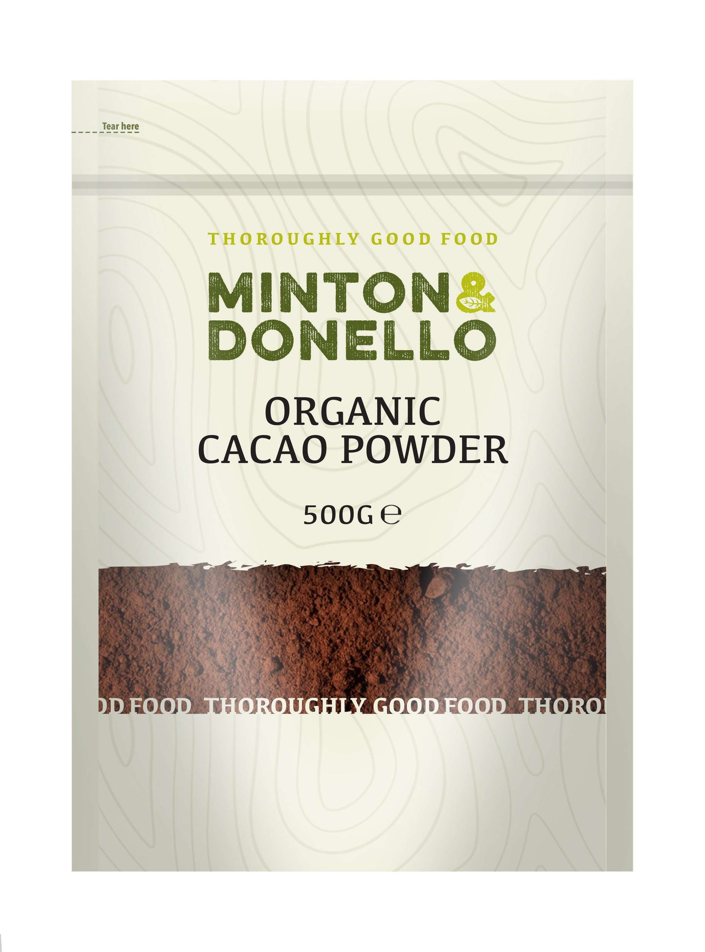 6 x Minton & Donello Org Cacao Powder - 500g
