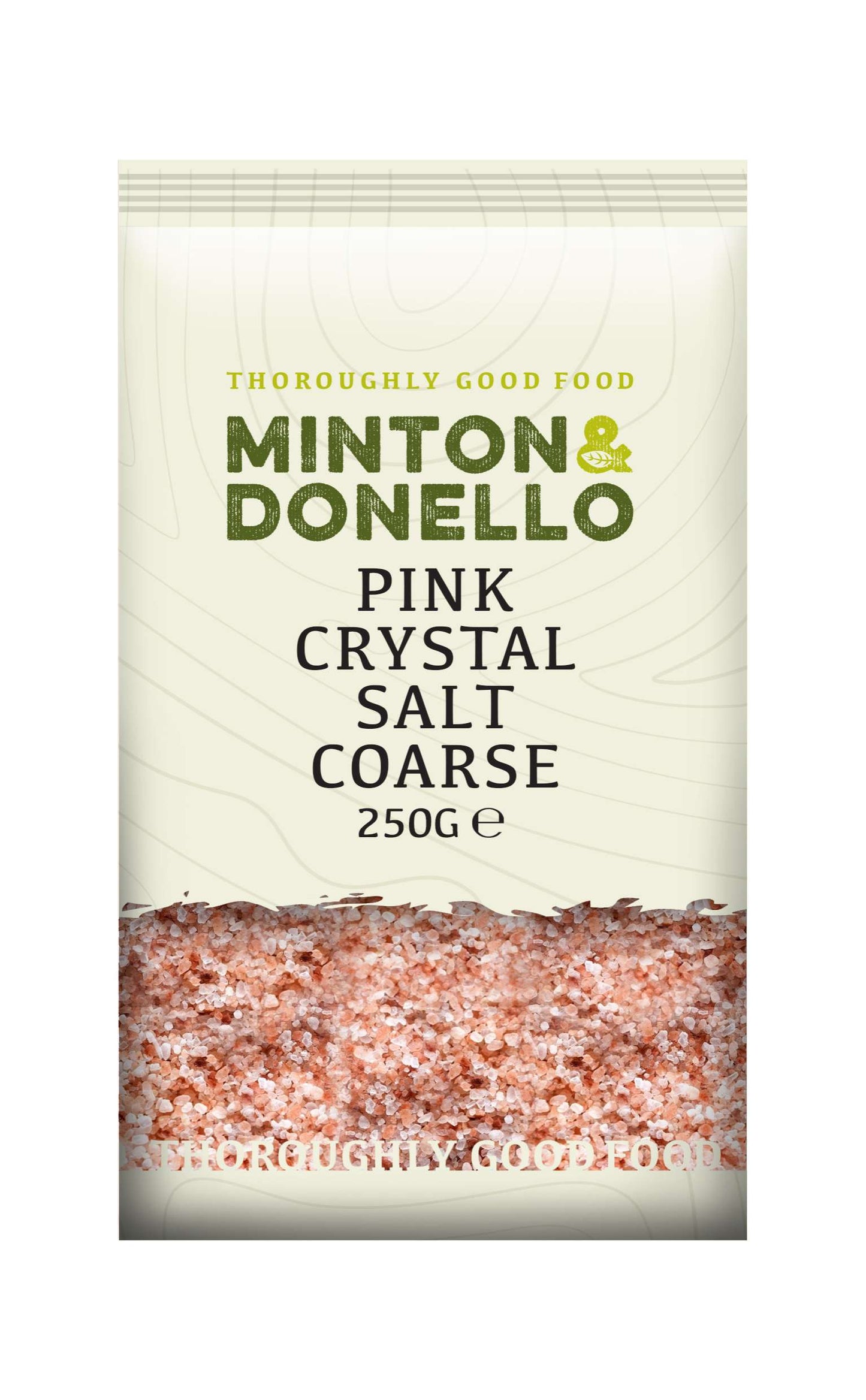 6 x Minton & Donello Pink Crystal Salt Coarse - 250g