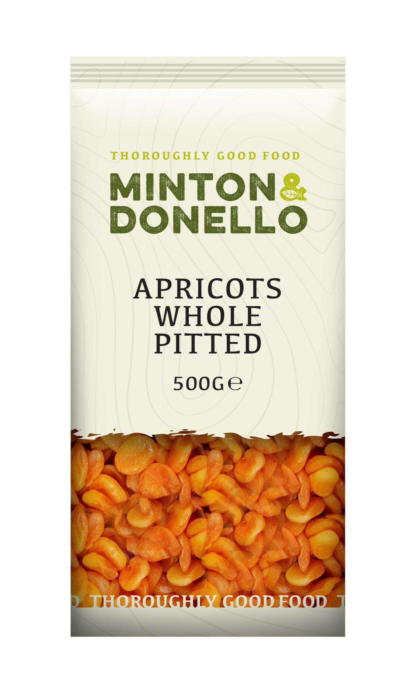 6 x Minton & Donello Apricots Whole Pitted - 500g