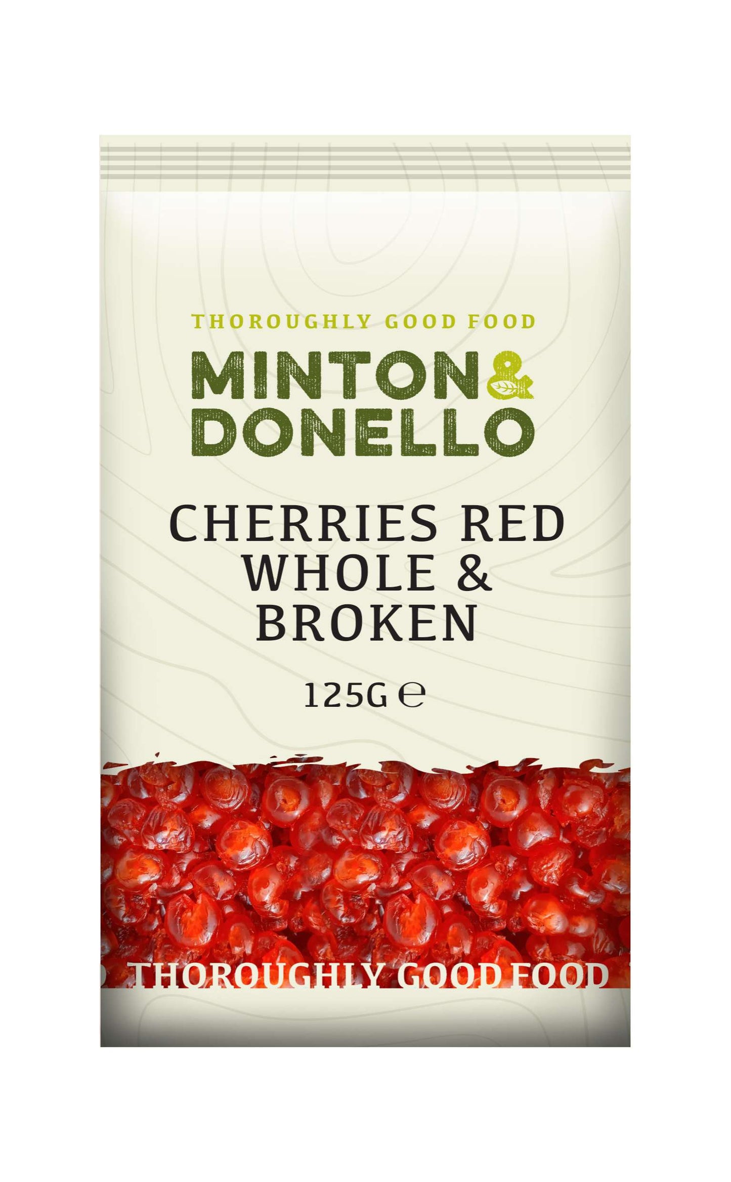 6 x Minton & Donello Cherries Red Whole & Broken - 125g