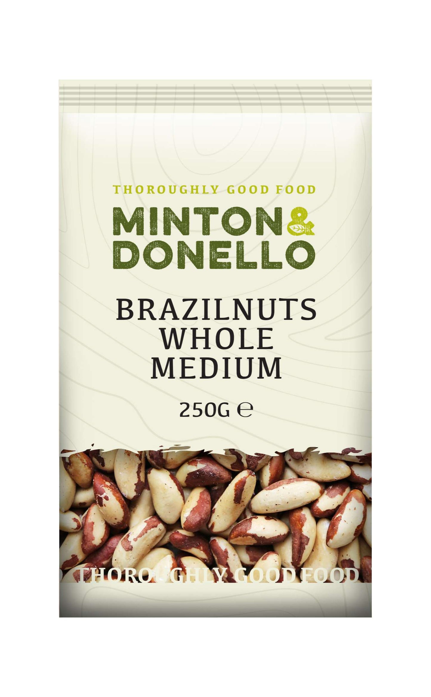 6 x Minton & Donello Brazilnuts Whole Medium - 250g