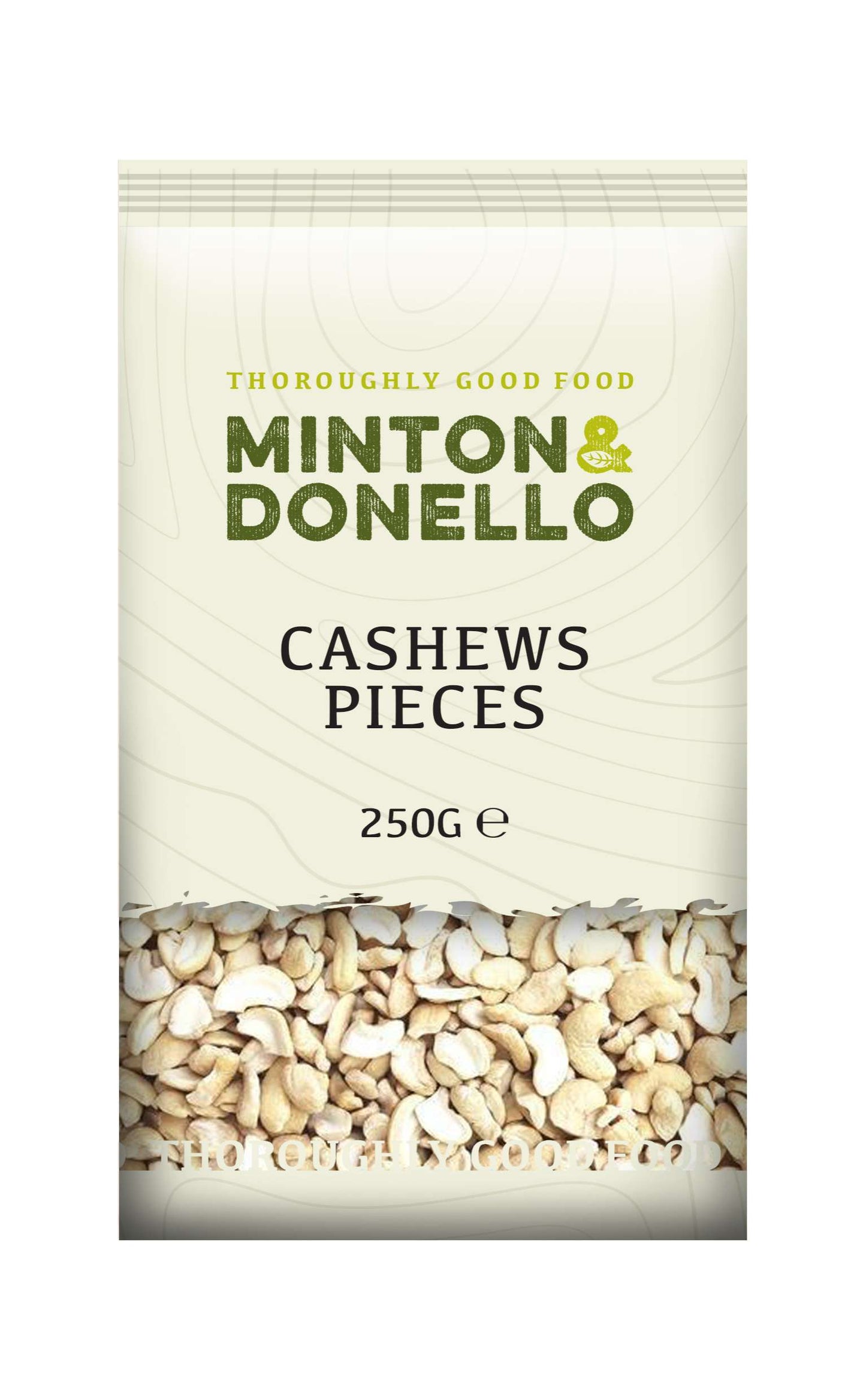 6 x Minton & Donello Cashews Pieces - 250g
