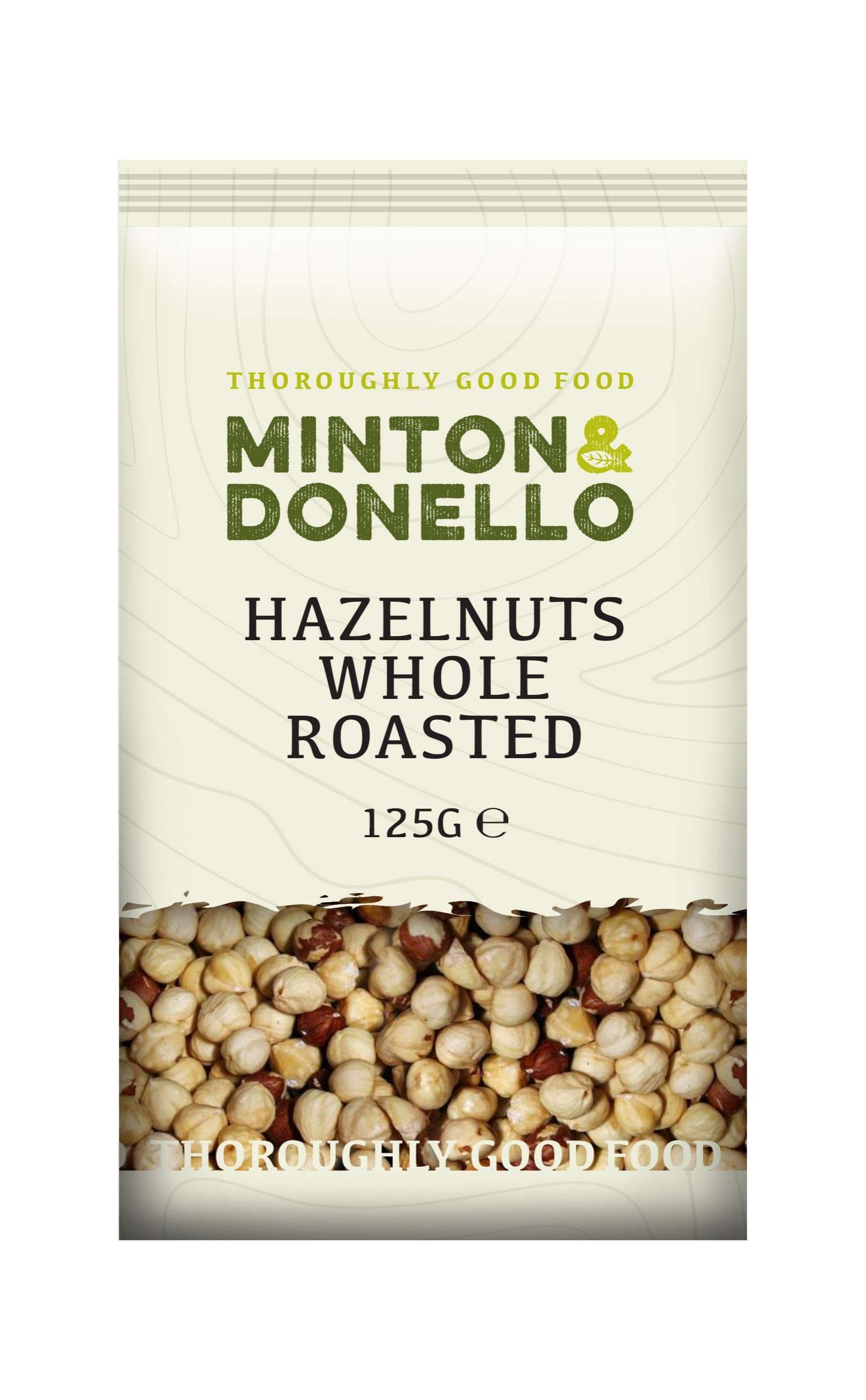 6 x Minton & Donello Hazelnuts Whole Roasted - 125g