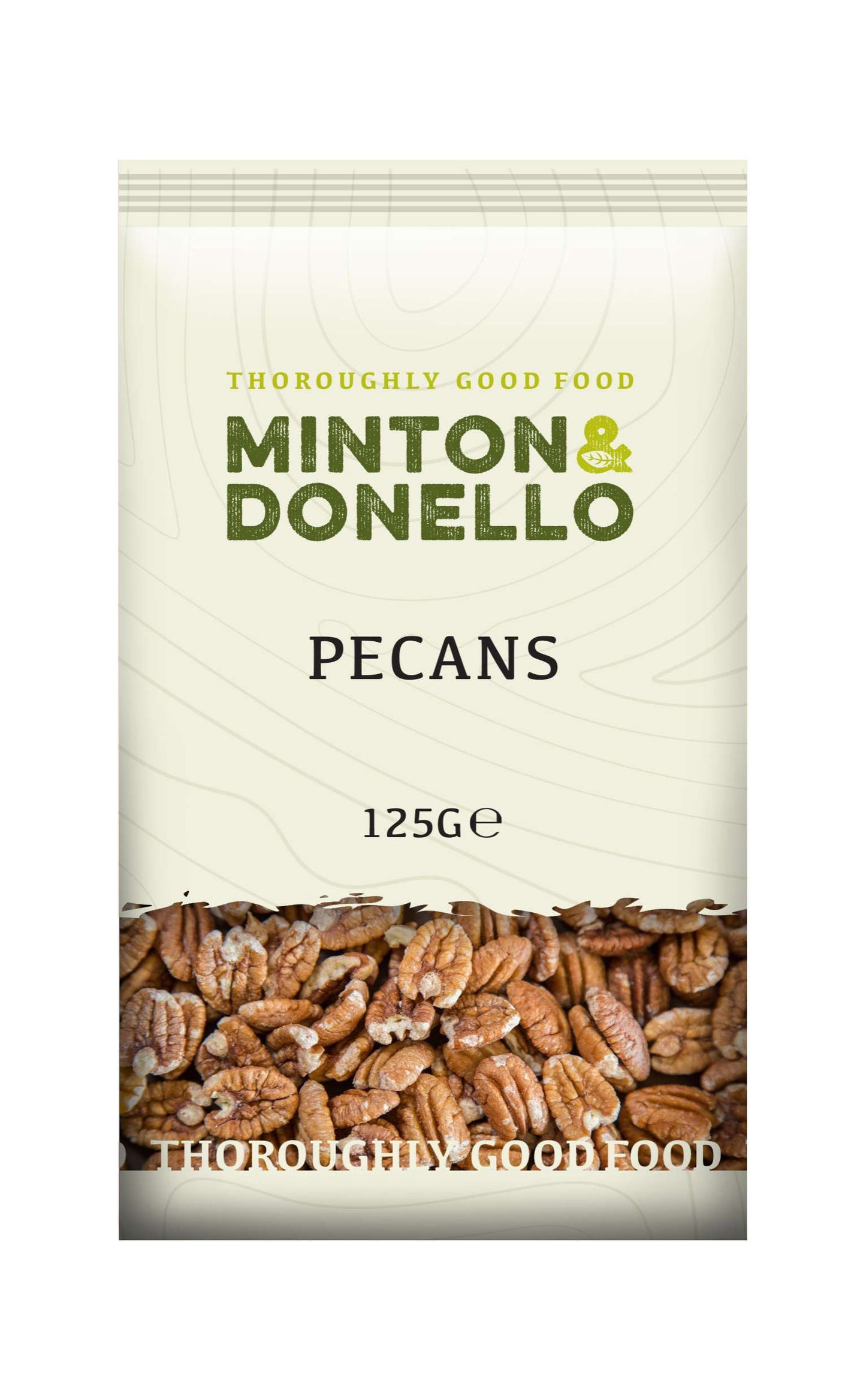 6 x Minton & Donello Pecan Halves - 125g