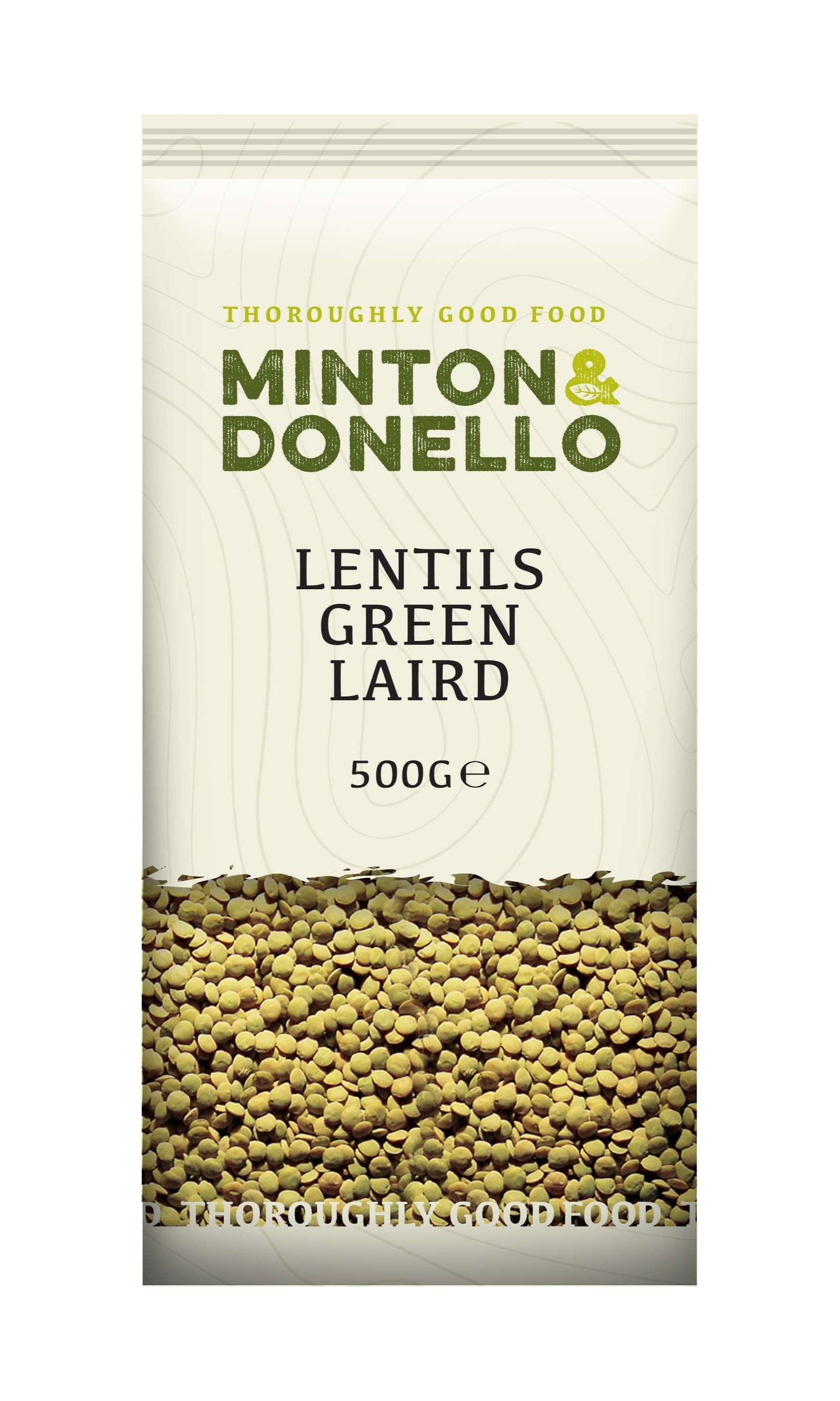 6 x Minton & Donello Lentils Green Laird - 500g