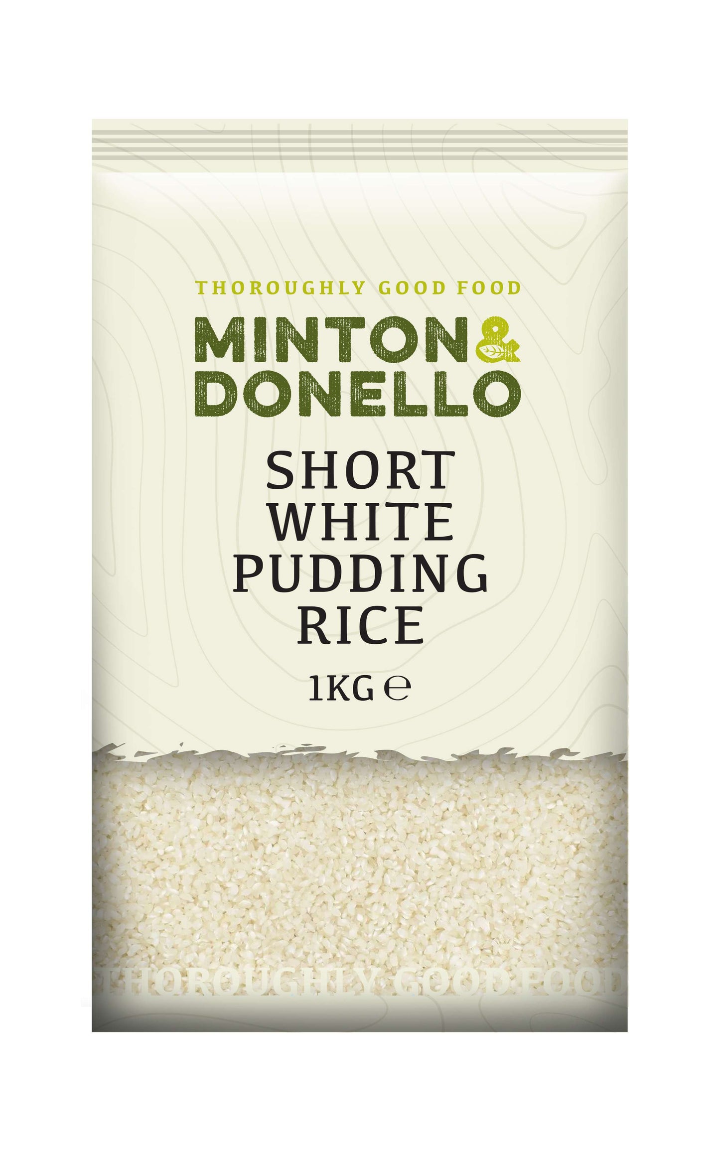 6 x Minton & Donello Short White Pudding Rice - 1000g