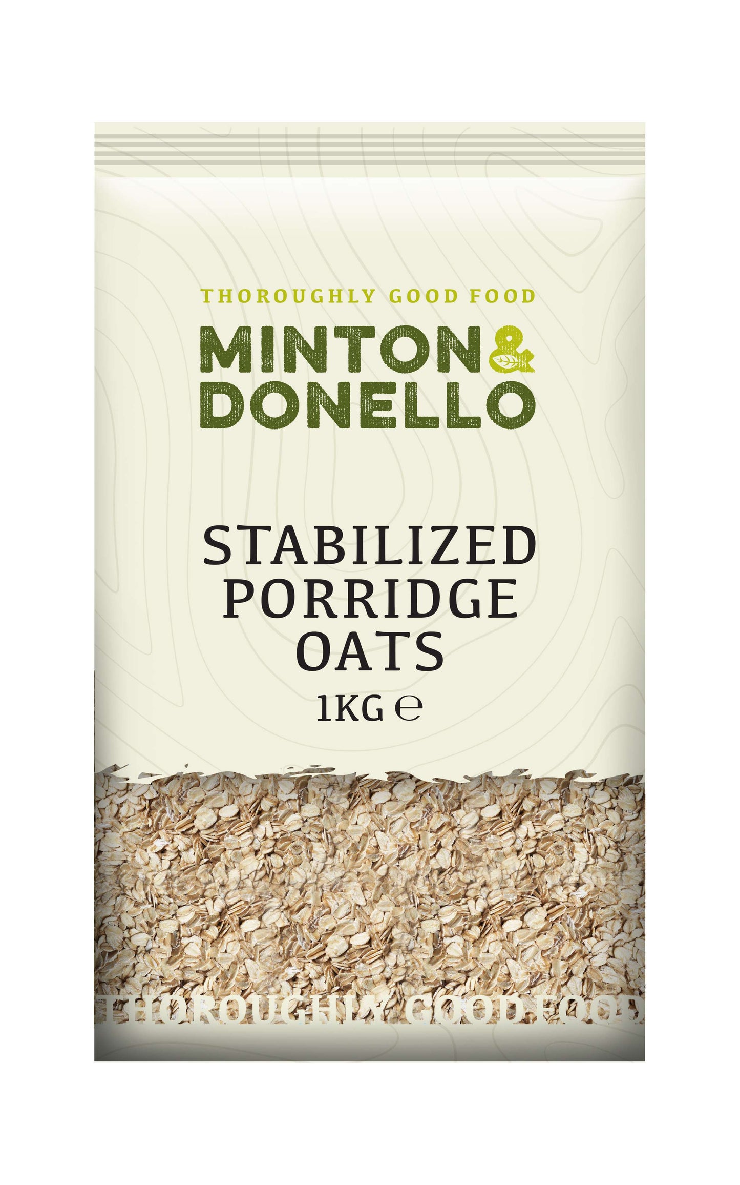 6 x Minton & Donello Stabilized Porridge Oats - 1000g