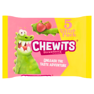 36 x Chewits Strawberry 5Pk - 5PK