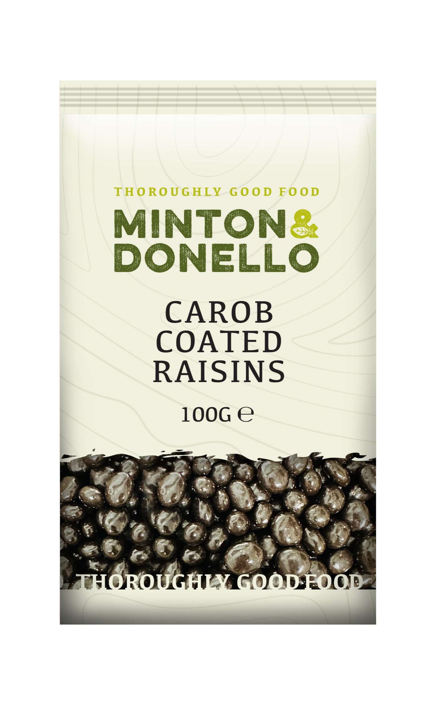 6 x Minton & Donello Carob Coated Raisins - 100g