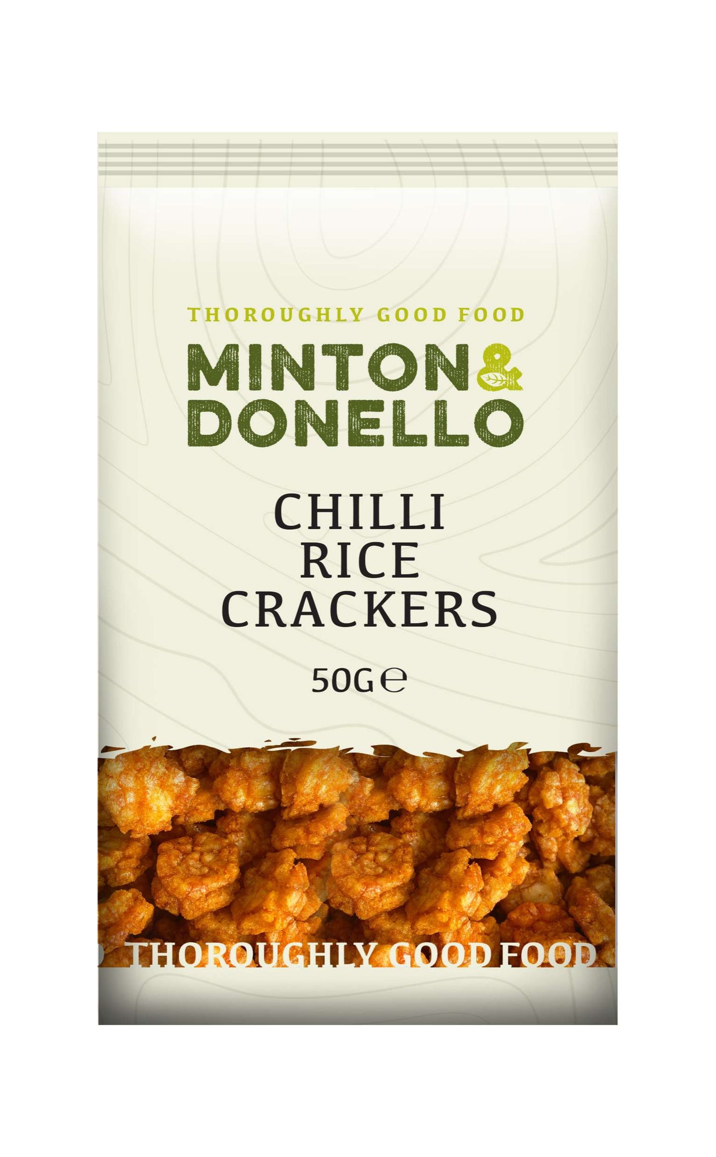 6 x Minton & Donello Chilli Rice Crackers - 50g