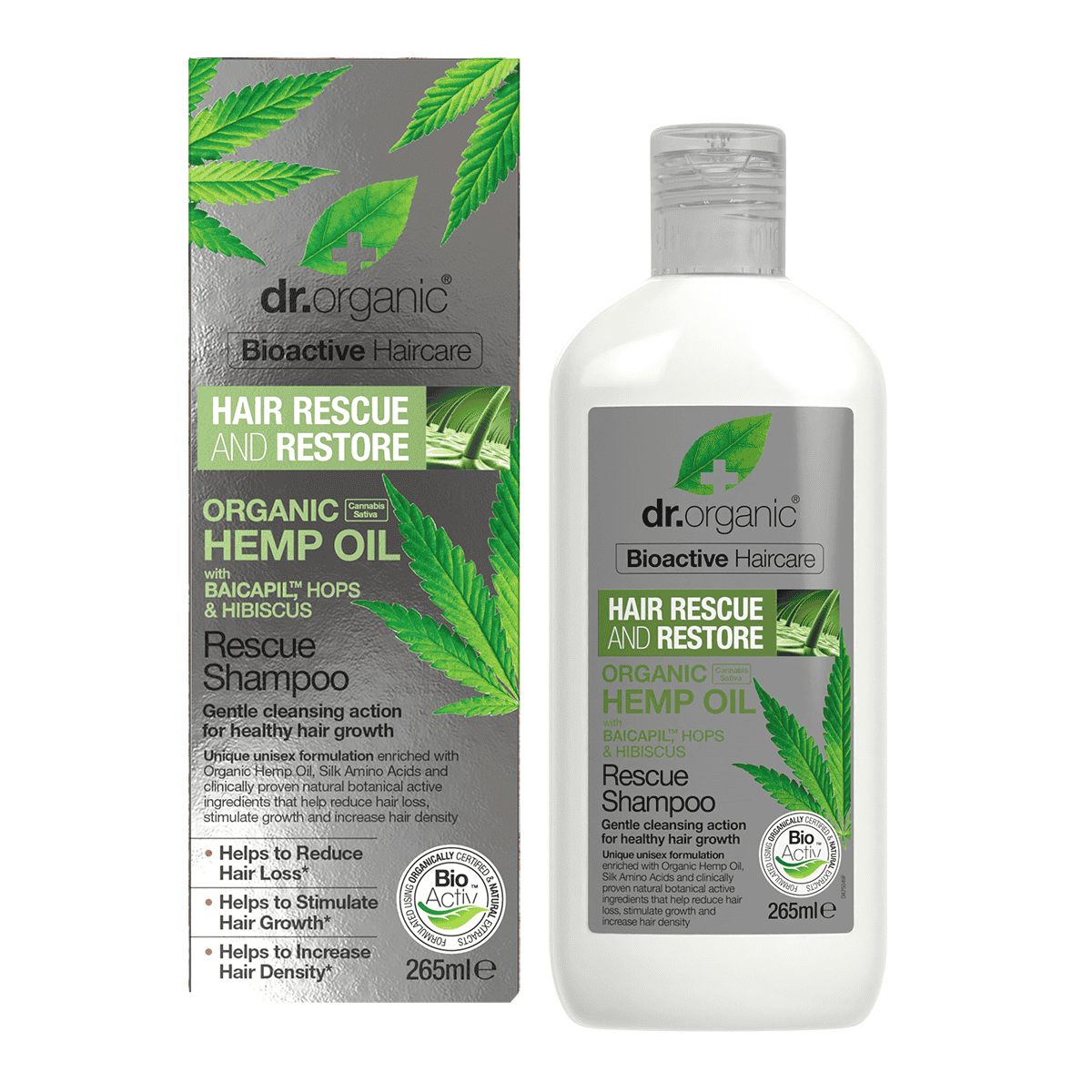 Dr Organic Hemp Oil Rescue Conditioner - 265ml