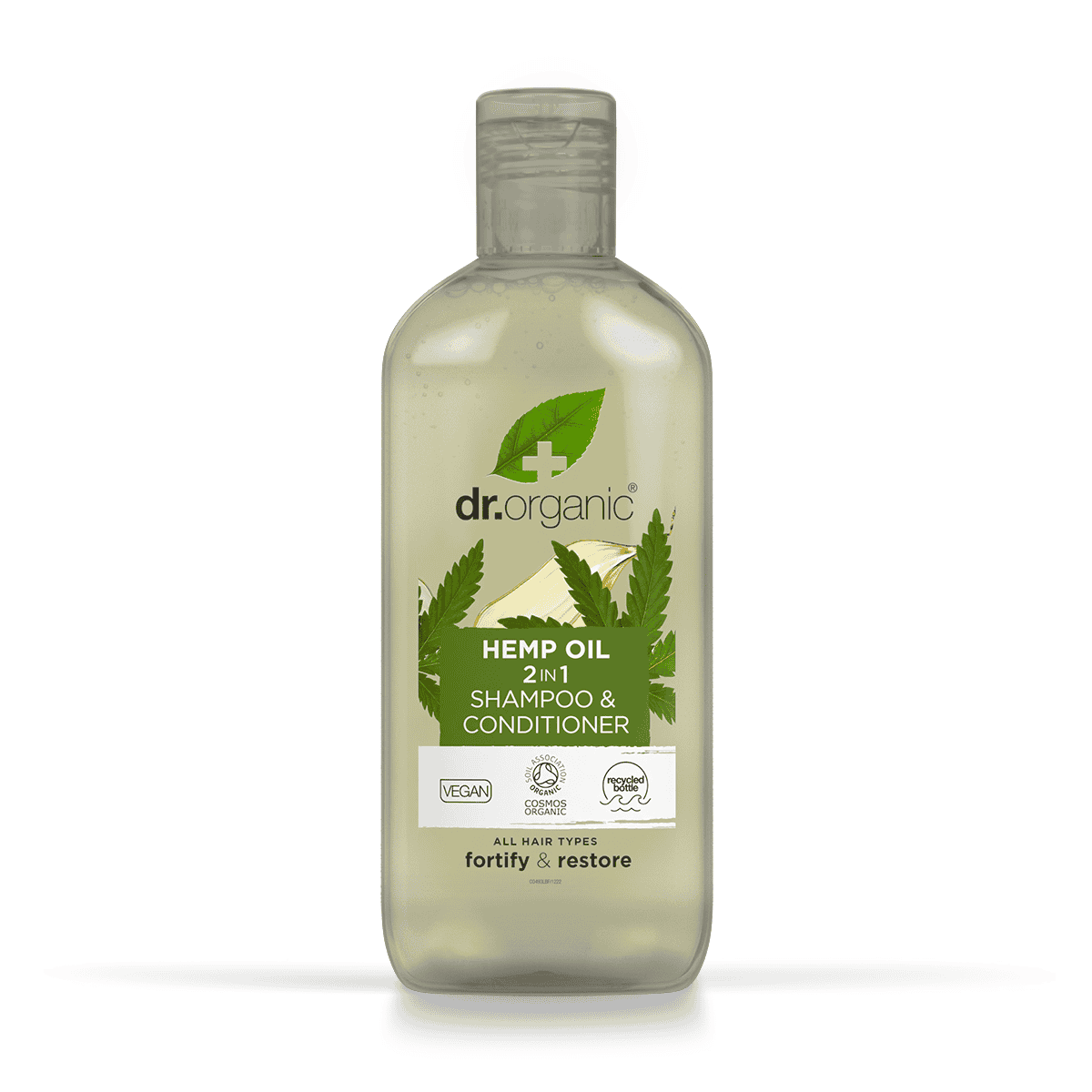 Dr Organic Hemp Oil 2 in 1 Shampoo & Conditioner - 265ml