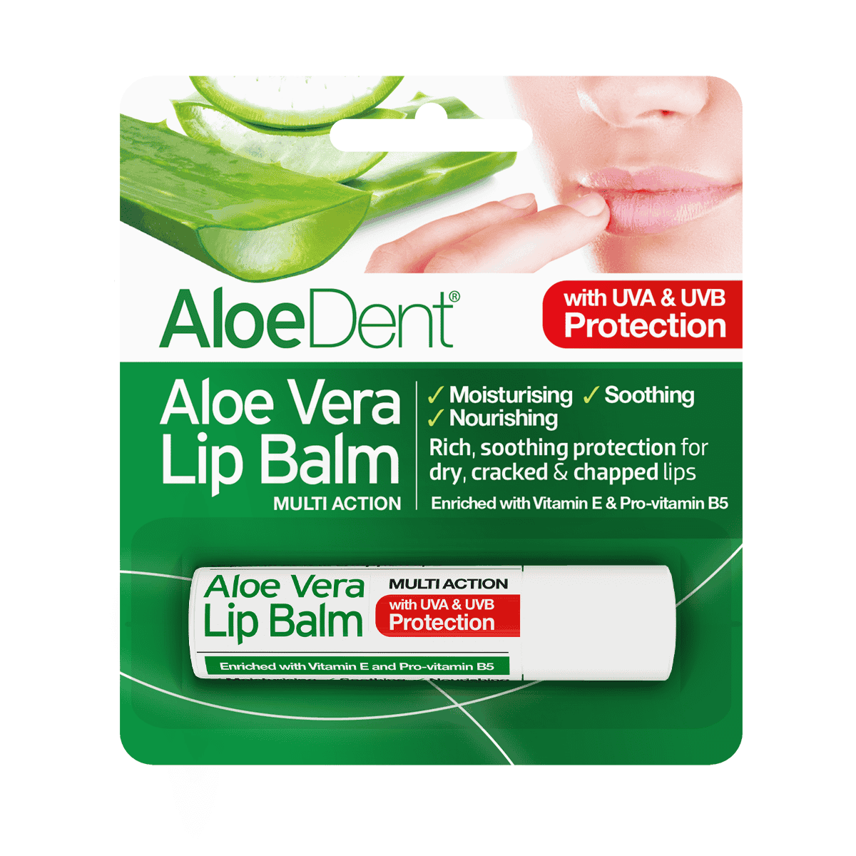 Aloe Dent Aloe Vera Lip Balm - 4g