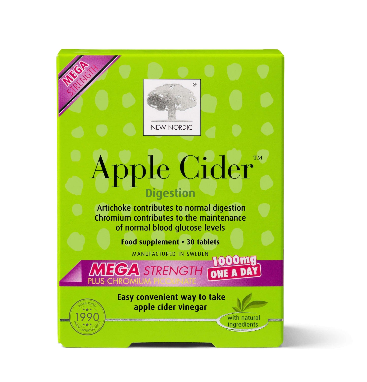 New Nordic Ltd Apple Cider Mega - 30tabs